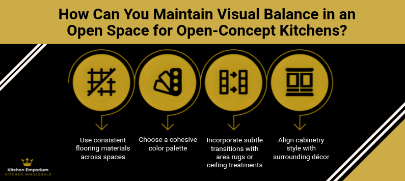 How Can You Maintain Visual Balance in an Open Space