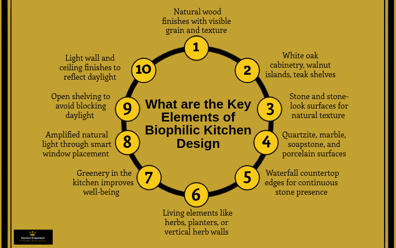 What are the Key Elements of Biophilic Kitchen Design