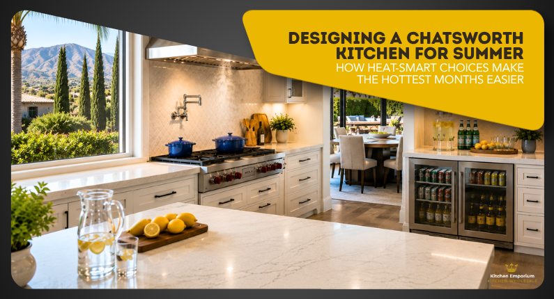 Designing a Chatsworth Kitchen for Summer – How Heat-Smart Choices Make the Hottest Months Easier